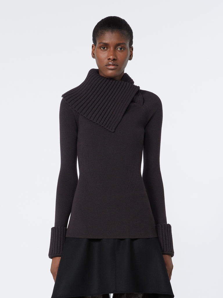 max mara slim stretch wool sweater