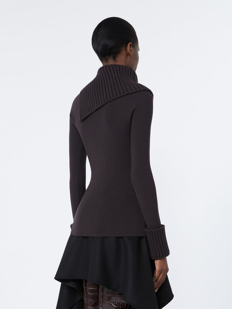 max mara slim stretch wool sweater