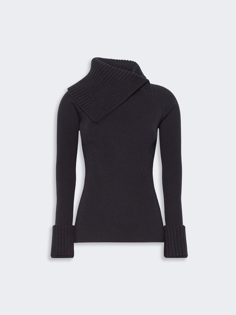 max mara slim stretch wool sweater