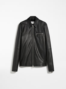 max mara short nappa leather jacket for women