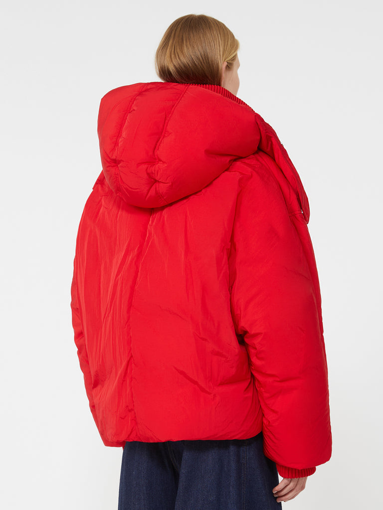 max mara water-repellent short down jacket