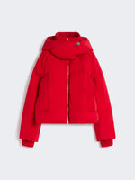 Water-Repellent Short Down Jacket for Women - Red - Max Mara UAE