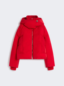 Water-Repellent Short Down Jacket for Women - Red - Max Mara UAE