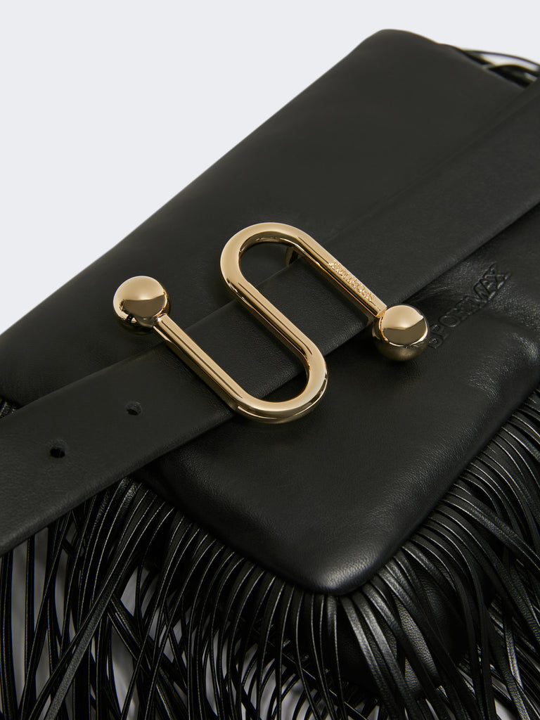 max mara mini soffy bag in nappa with fringes