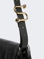 Mini Soffy Bag In Nappa With Fringes for Women - Black - Max Mara UAE