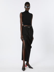 Leather Slingbacks for Women - Black - Max Mara UAE