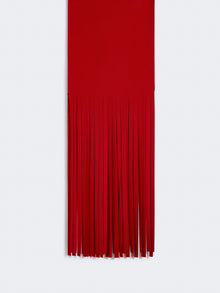 Long Fringed Scarf - Runway for Women - Red - Max Mara UAE