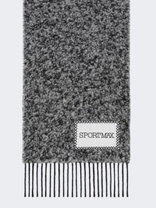 Scarf With Fringes for Women - Black - Max Mara UAE