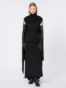 Long Gloves With Fringes - Runway for Women - Black - Max Mara UAE