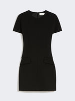 Jersey Hourglass Dress for Women - Black - Max Mara UAE