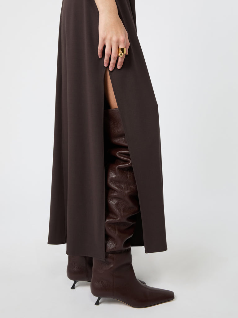 max mara long jersey dress