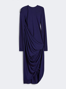 Asymmetrical Draped Dress - Runway for Women - Dark Violet - Max Mara UAE