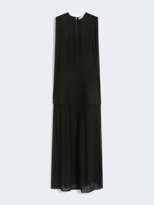 Long, Viscose Jersey Dress for Women - Black - Max Mara UAE