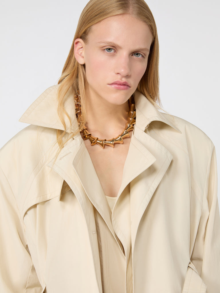 max mara choker necklace with floral elements