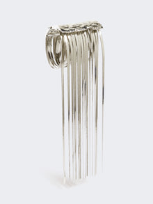 max mara metallic-fringed bracelet for women