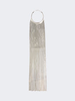 max mara fringed metal necklace for women