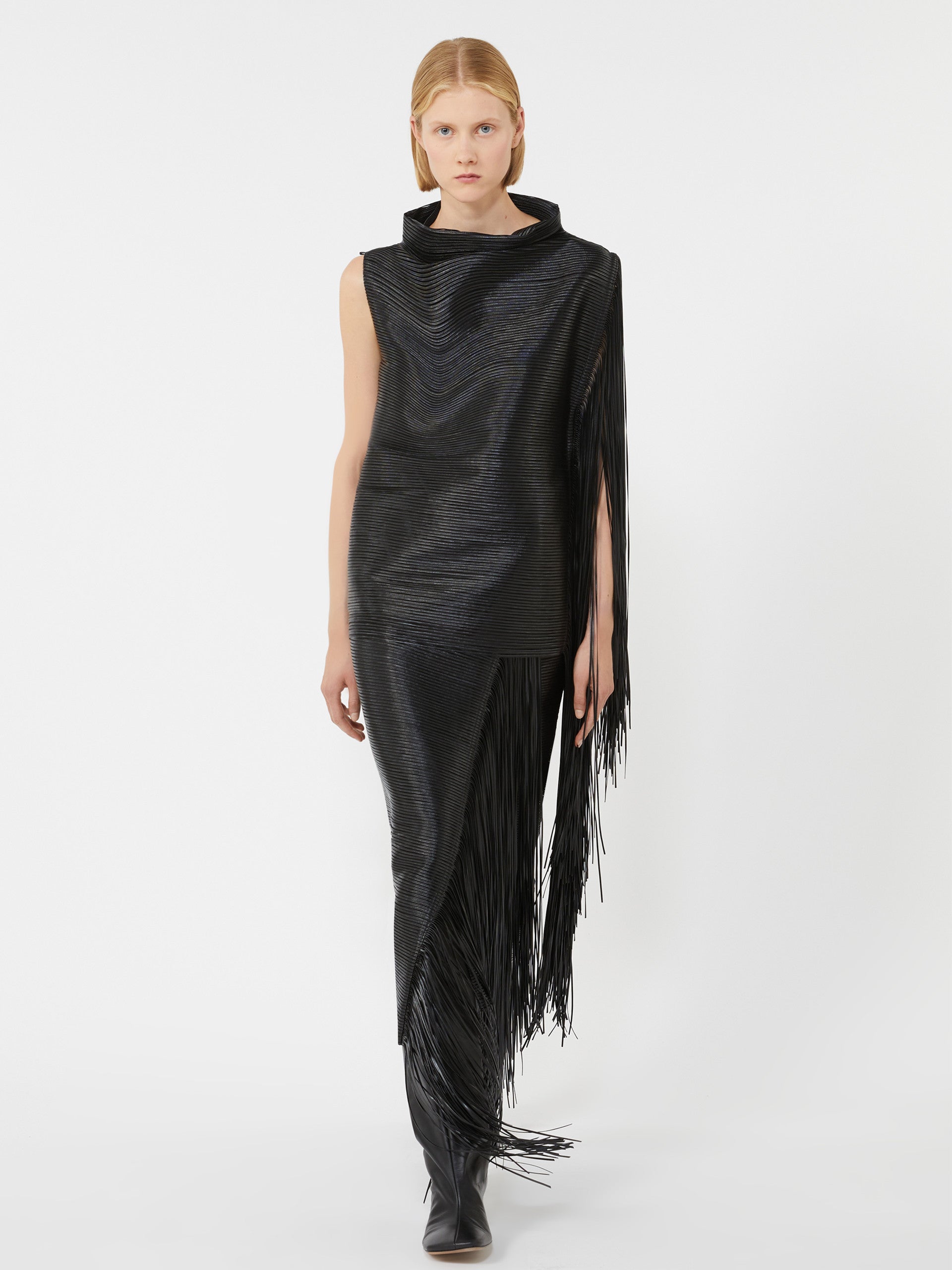 Midi Skirt With Fringes - Runway for Women - Black - Max Mara UAE