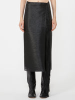 Midi Skirt With Fringes - Runway for Women - Black - Max Mara UAE