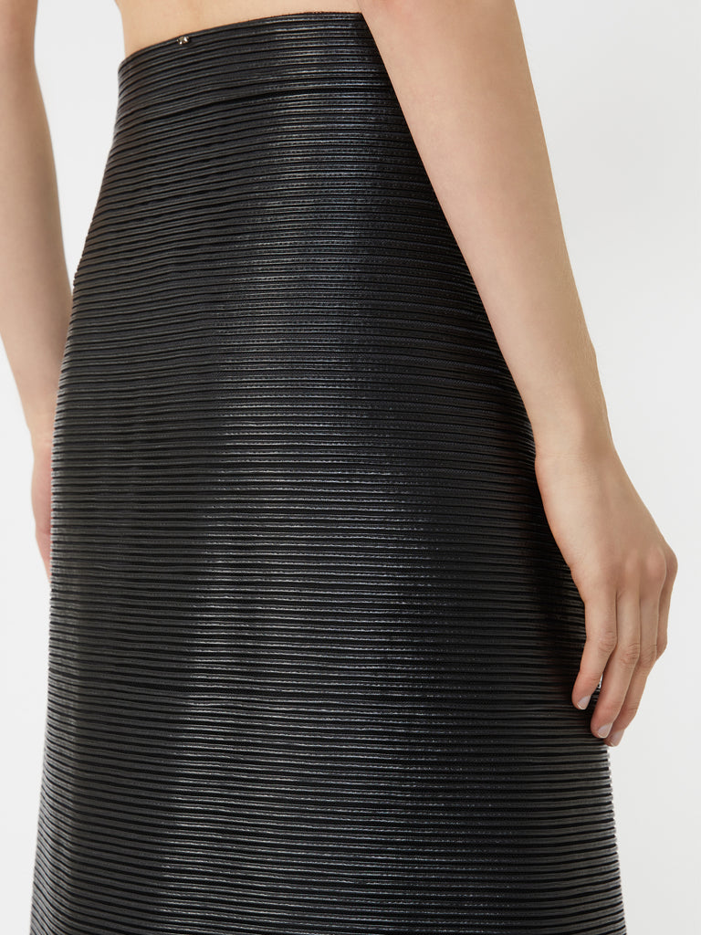 max mara midi skirt with fringes - runway