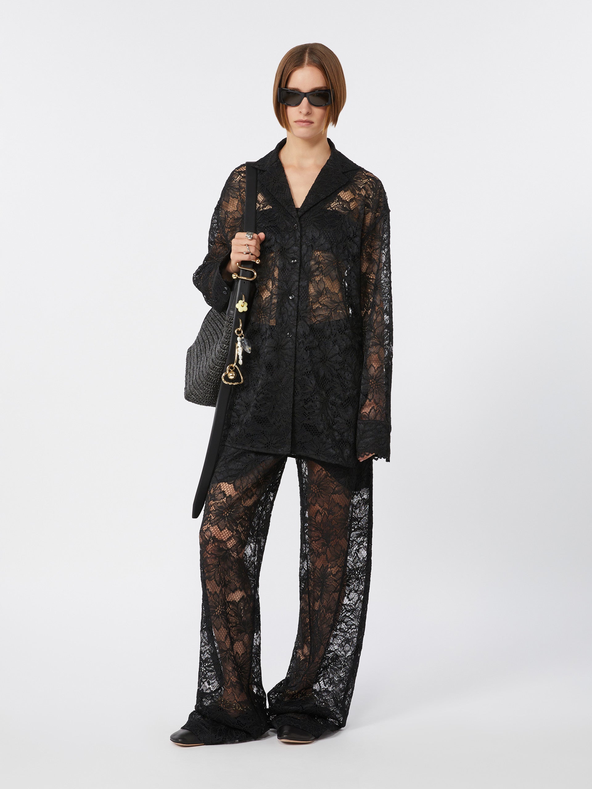max mara lace trousers for women