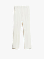 Compact jersey trousers