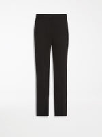 Compact jersey trousers