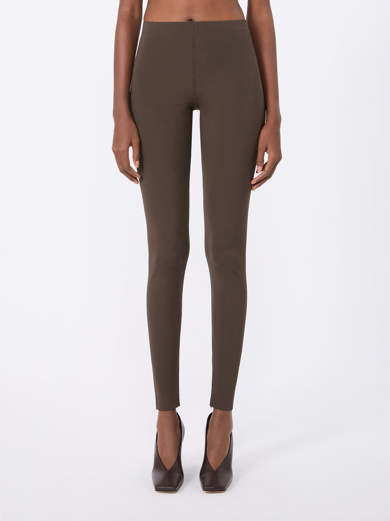 max mara slim-fit jersey trousers