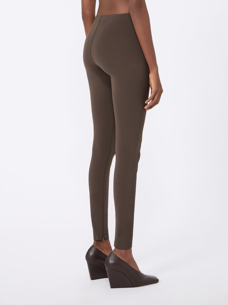 max mara slim-fit jersey trousers