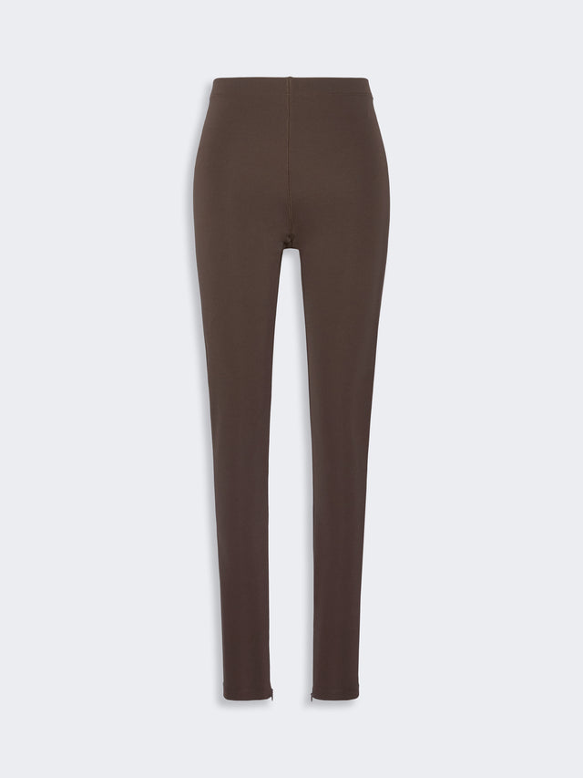max mara slim-fit jersey trousers for women