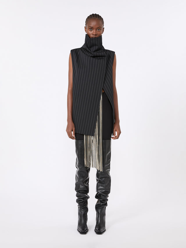 max mara slim-fit jersey trousers for women