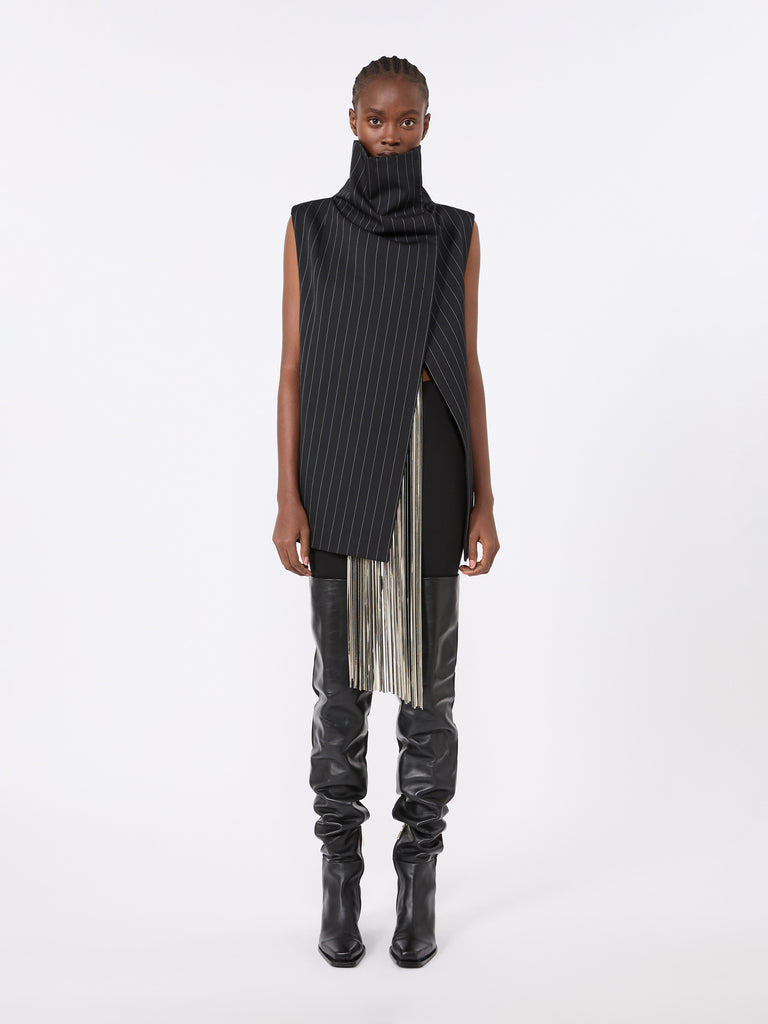 max mara slim-fit jersey trousers