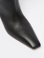 max mara thigh-high boot in deer-print calf leather for women