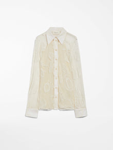 Printed lace shirt