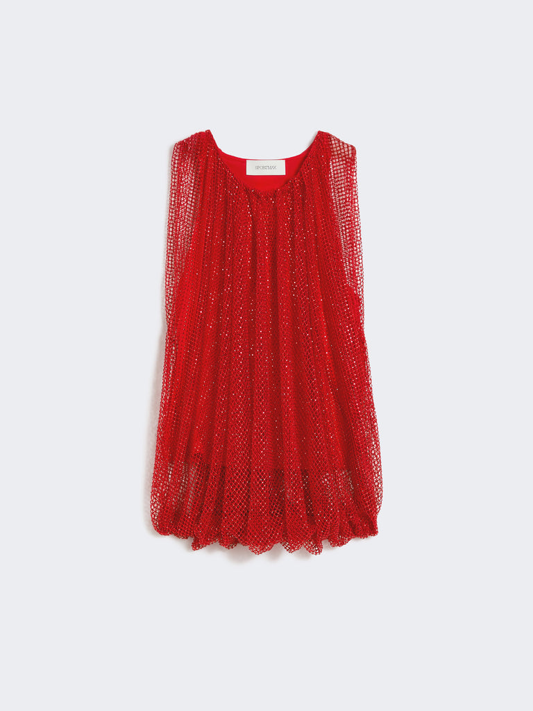 max mara mesh top with crystals