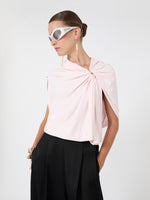 max mara draped fluid jersey top for women