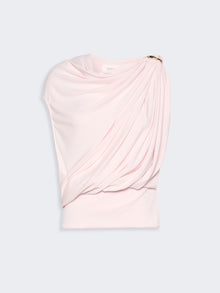 max mara draped fluid jersey top for women