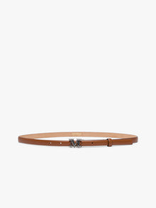 Natural leather Monogram belt