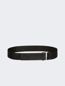 Elasticated Webbing And Leather Belt for Women - Black - Max Mara UAE