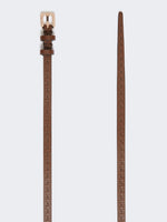 max mara natural leather belt for women