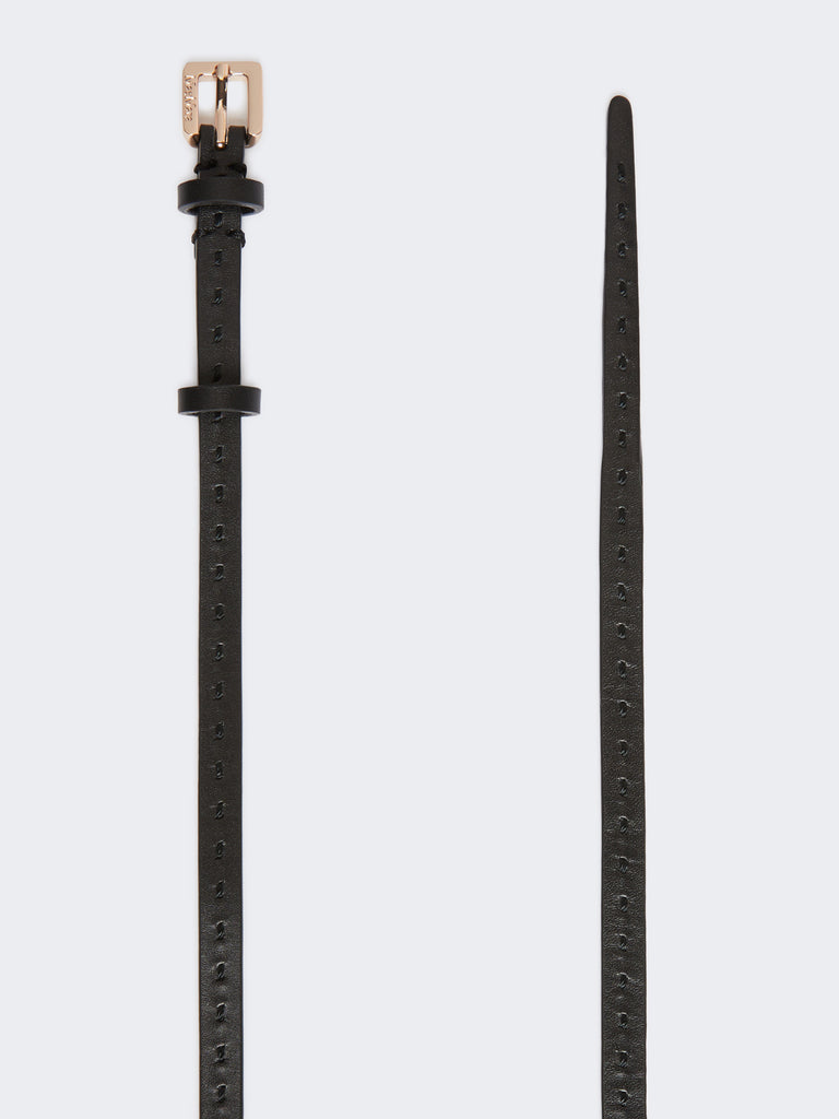 max mara natural leather belt