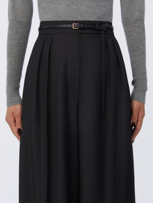 Natural Leather Belt for Women - Black - Max Mara UAE