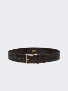 Braided Leather Belt for Women - Black - Max Mara UAE