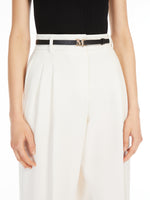 max mara leather monogram belt for women
