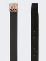 max mara leather belt for women