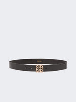 max mara leather belt for women