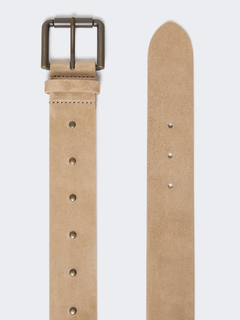 max mara studded leather belt