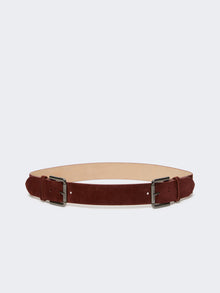 max mara studded leather belt for women