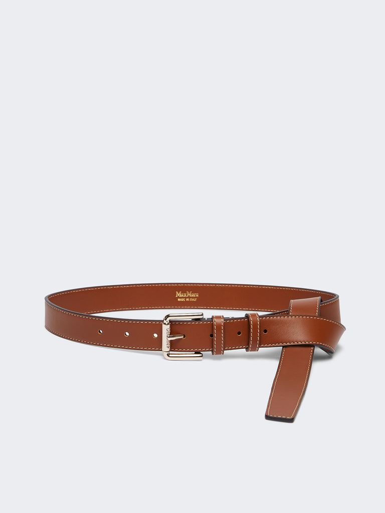 max mara leather belt