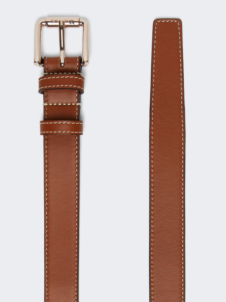 max mara leather belt