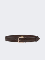 max mara leather belt for women